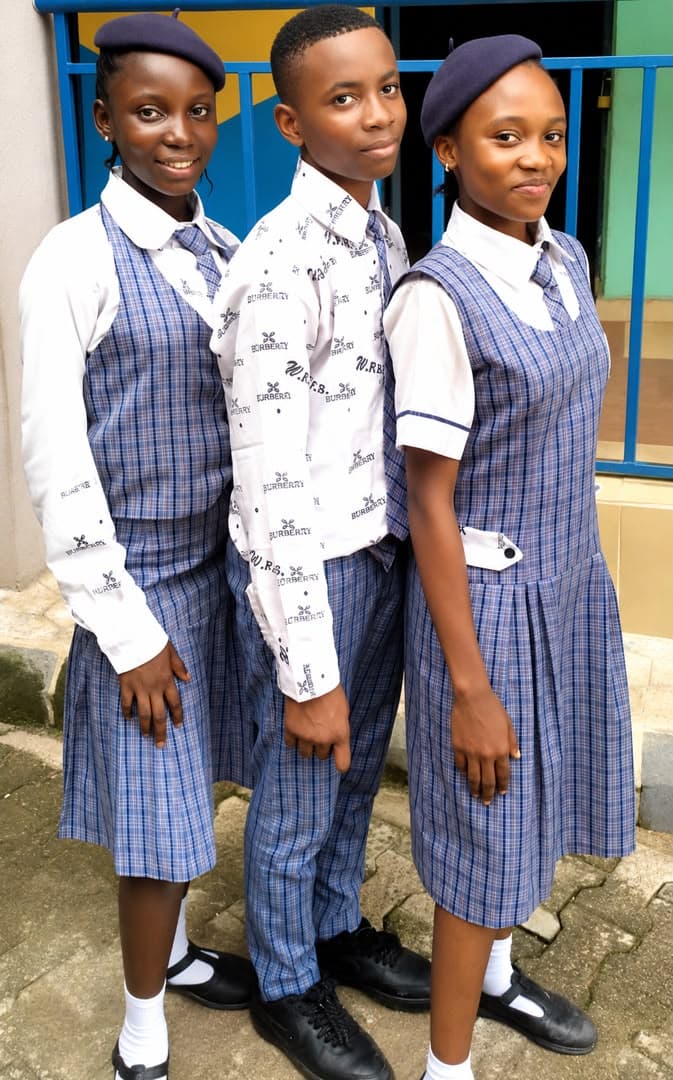 Winners' Foundation School students in uniform
