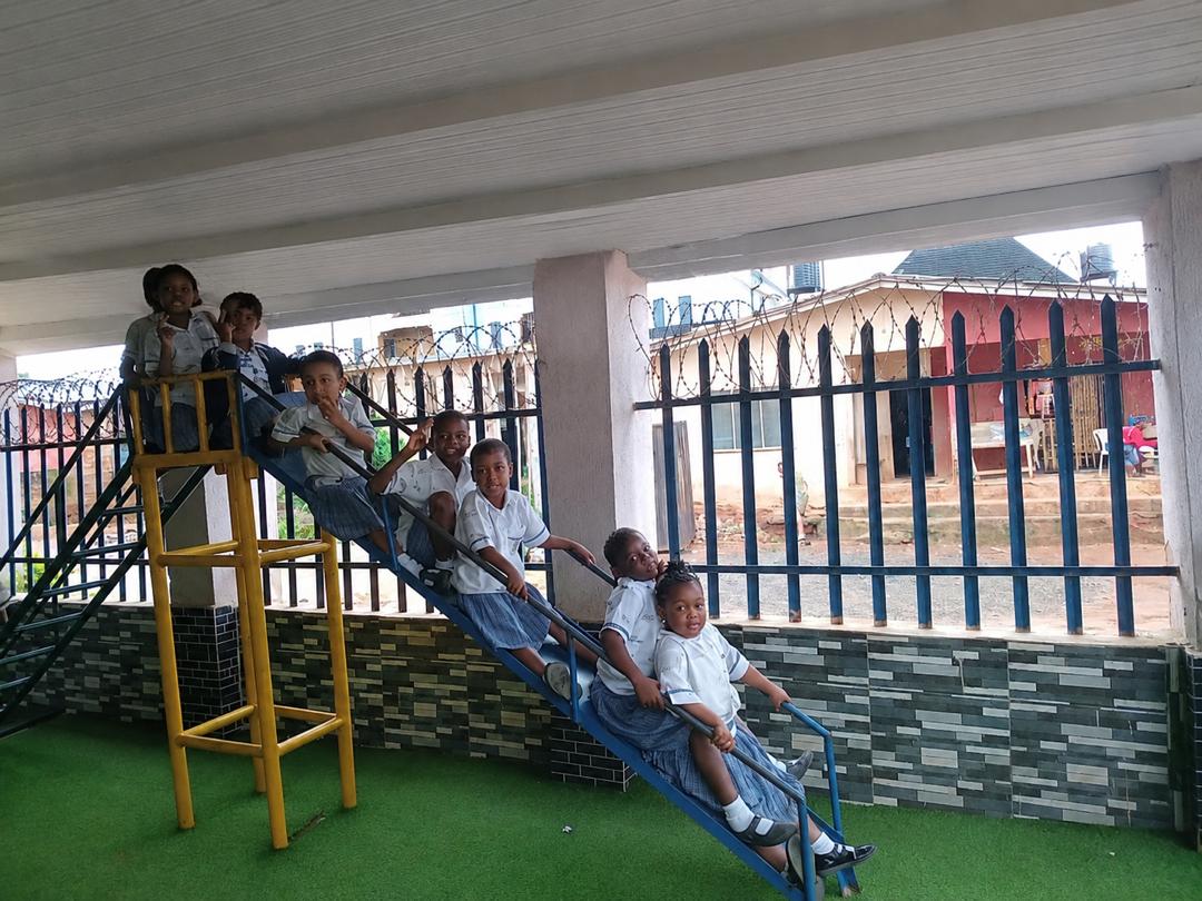 Students learning in class